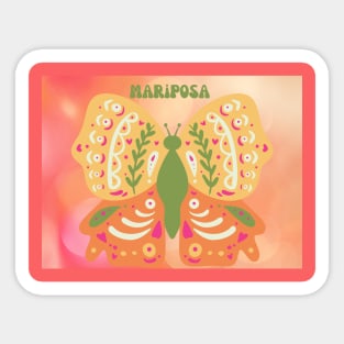 Mariposa Sticker